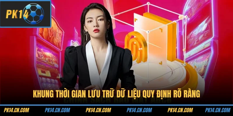 Chính Sách Bảo Mật 2 Khung thời gian lưu trữ dữ liệu quy định rõ ràng